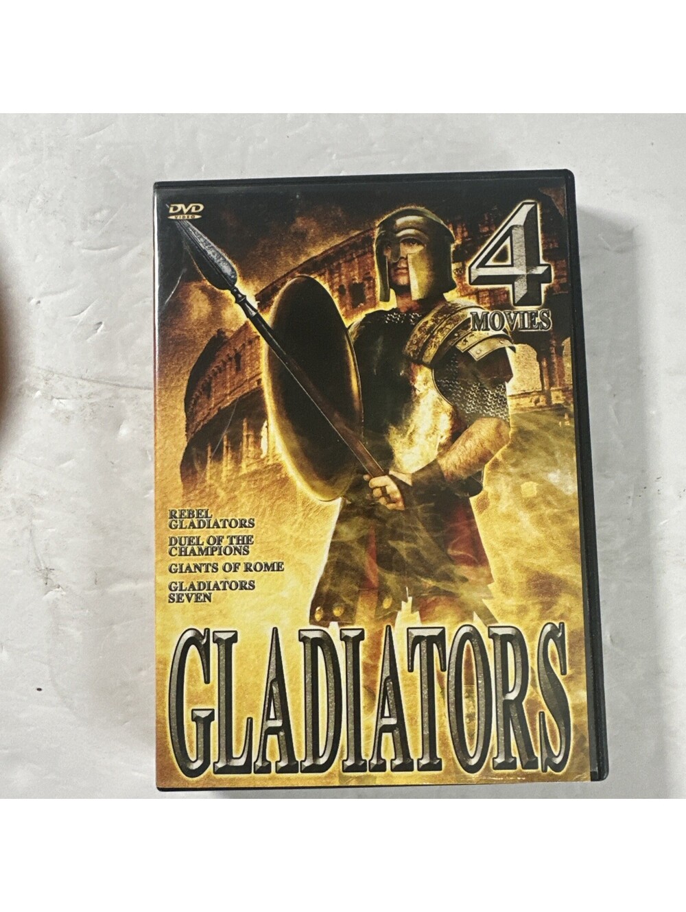 Gladiators 4-Movie Set DVD, 2-Disc, Rebel/Duel Champions/Giants of Rome